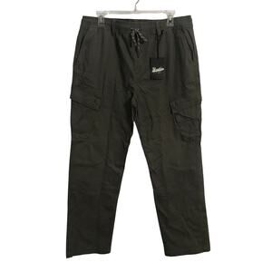 Brooklyn Cloth Pants Mens Olive Gray Cargo Utility Streetwear Long NWT Large